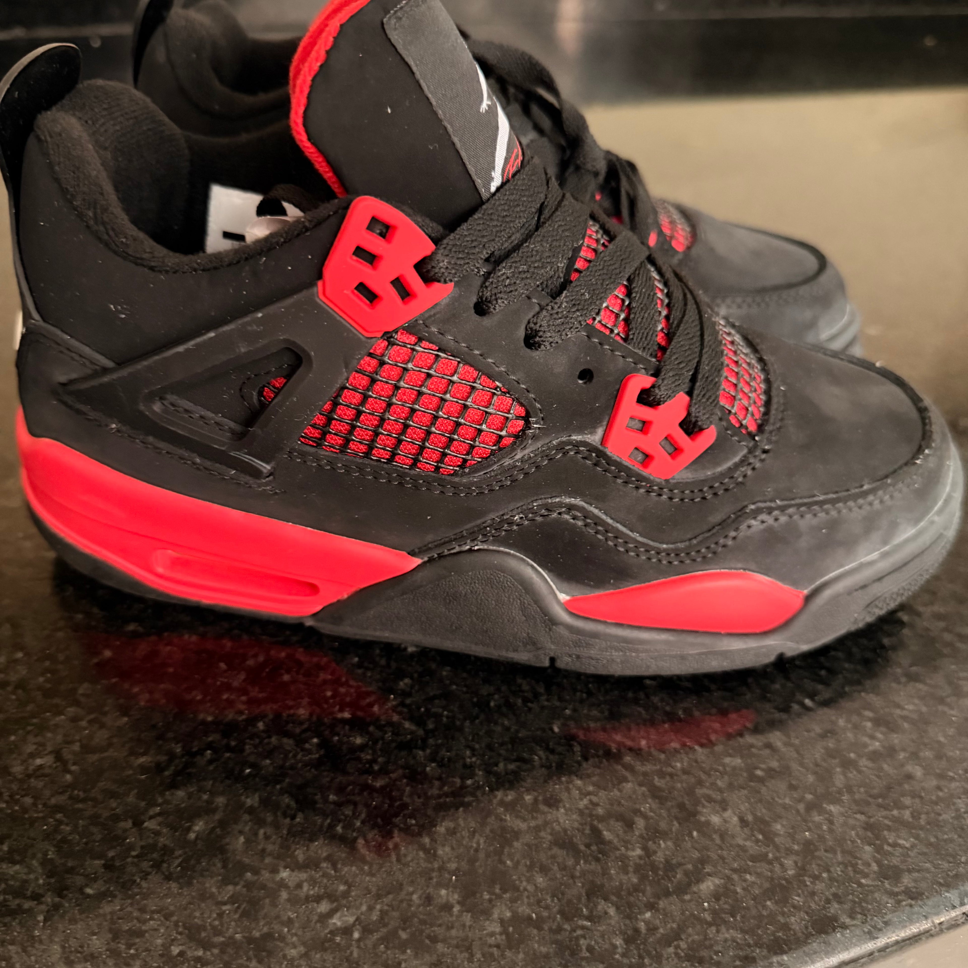 Retro 4 Thunder Red