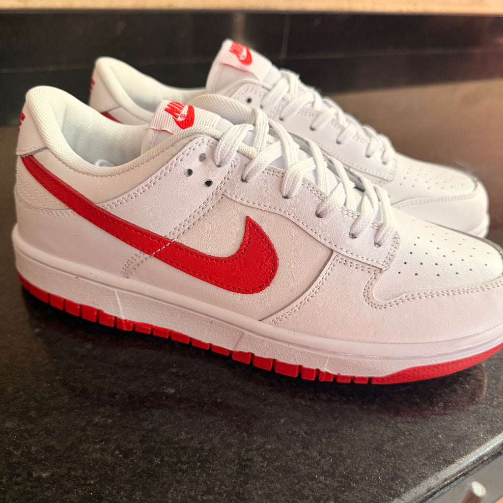 Dunk White & Red