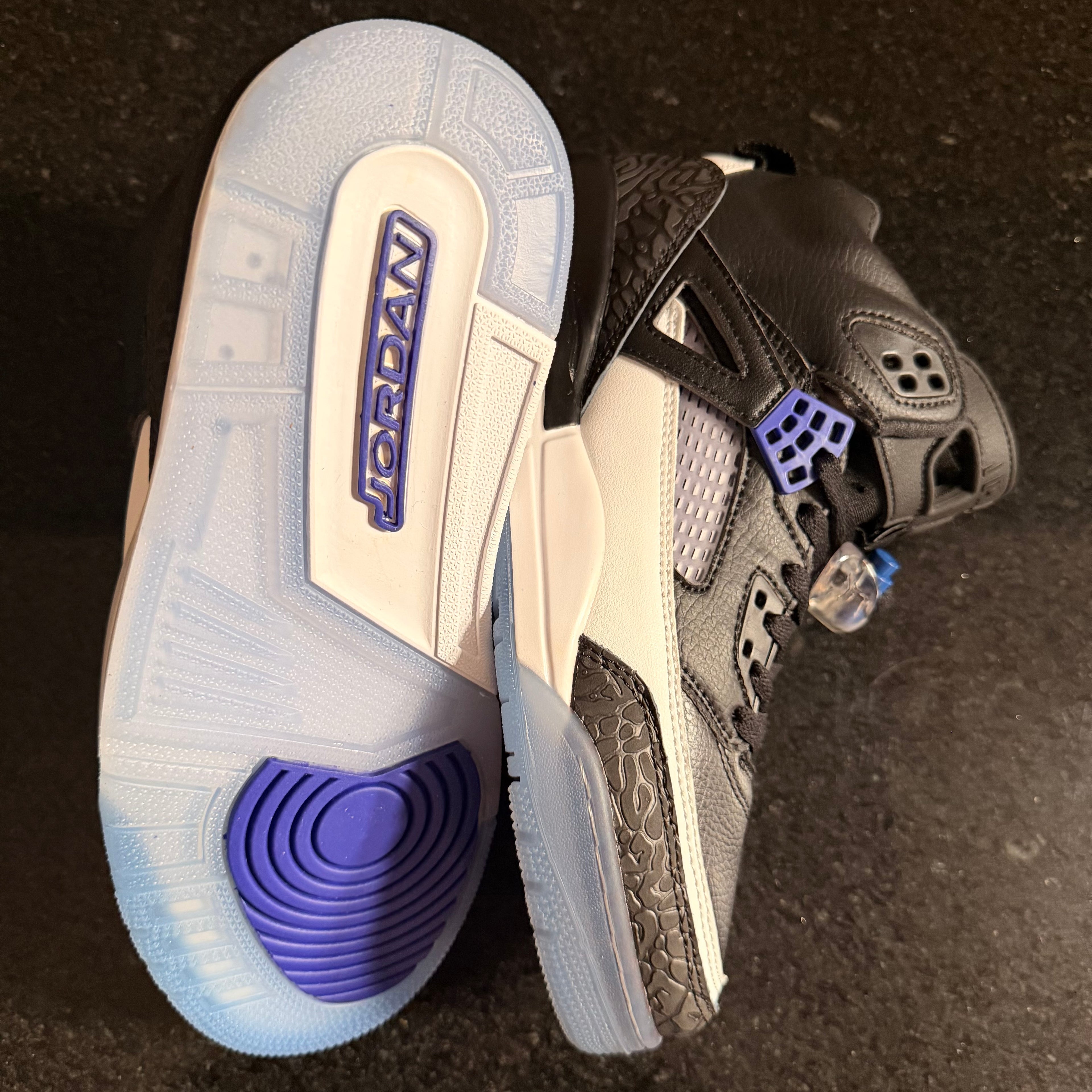 Jordan spizike negro/azul(copia 7)