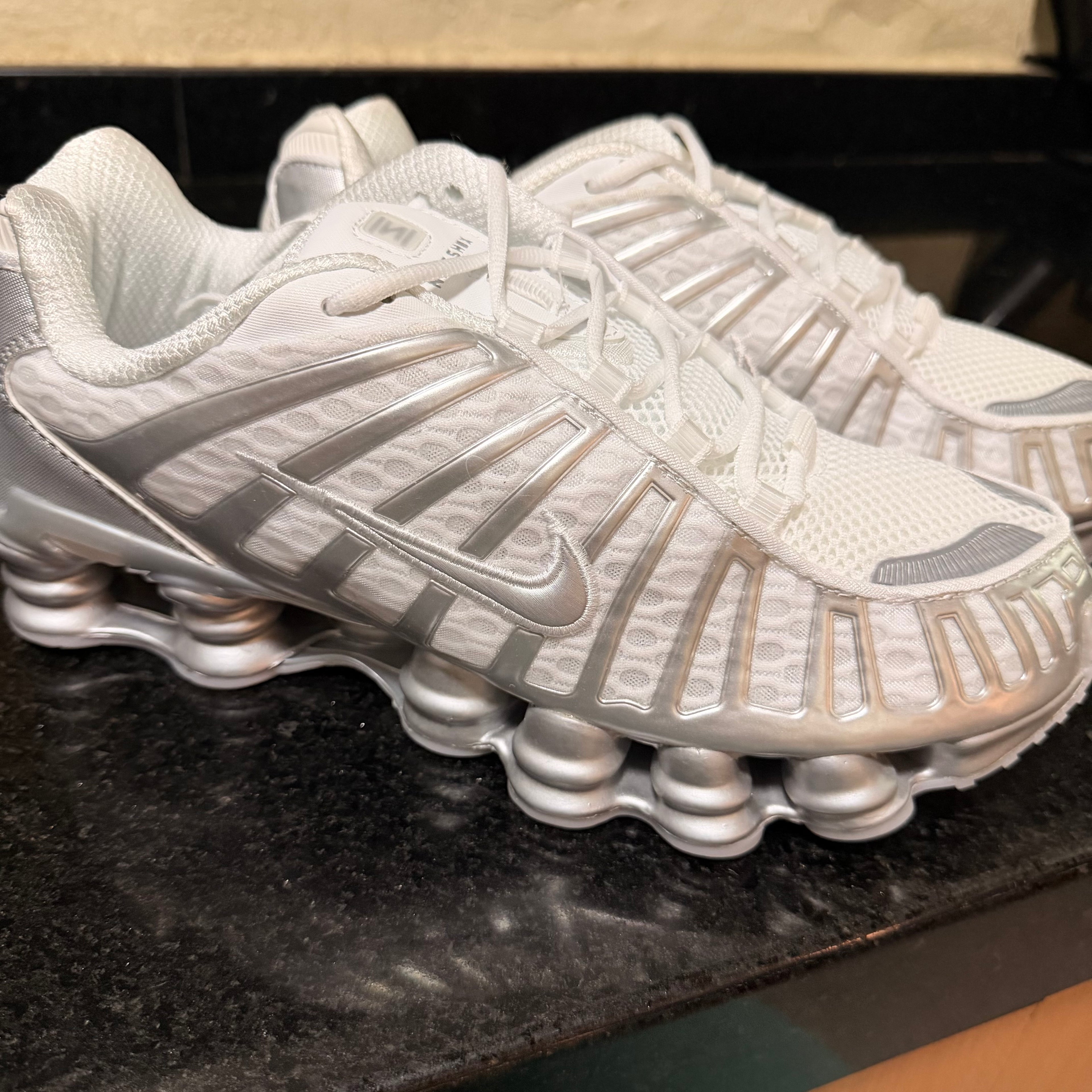 Shox Silver White