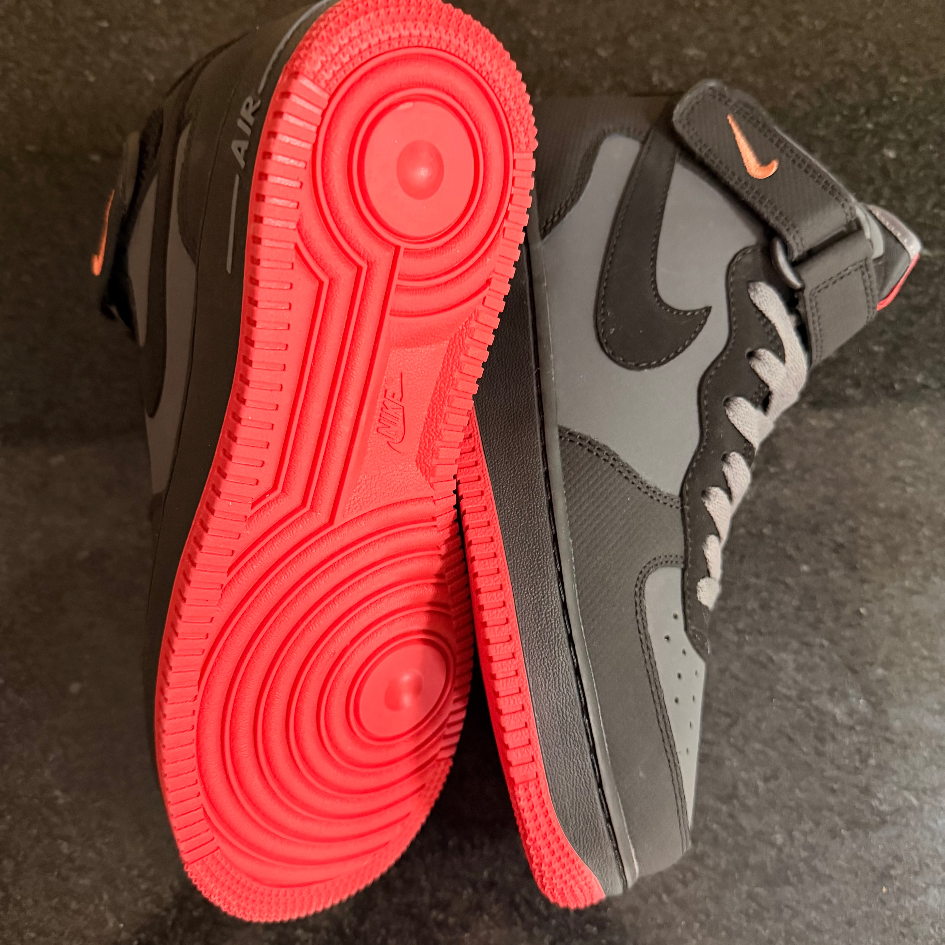 AF1 Mid Red Lava