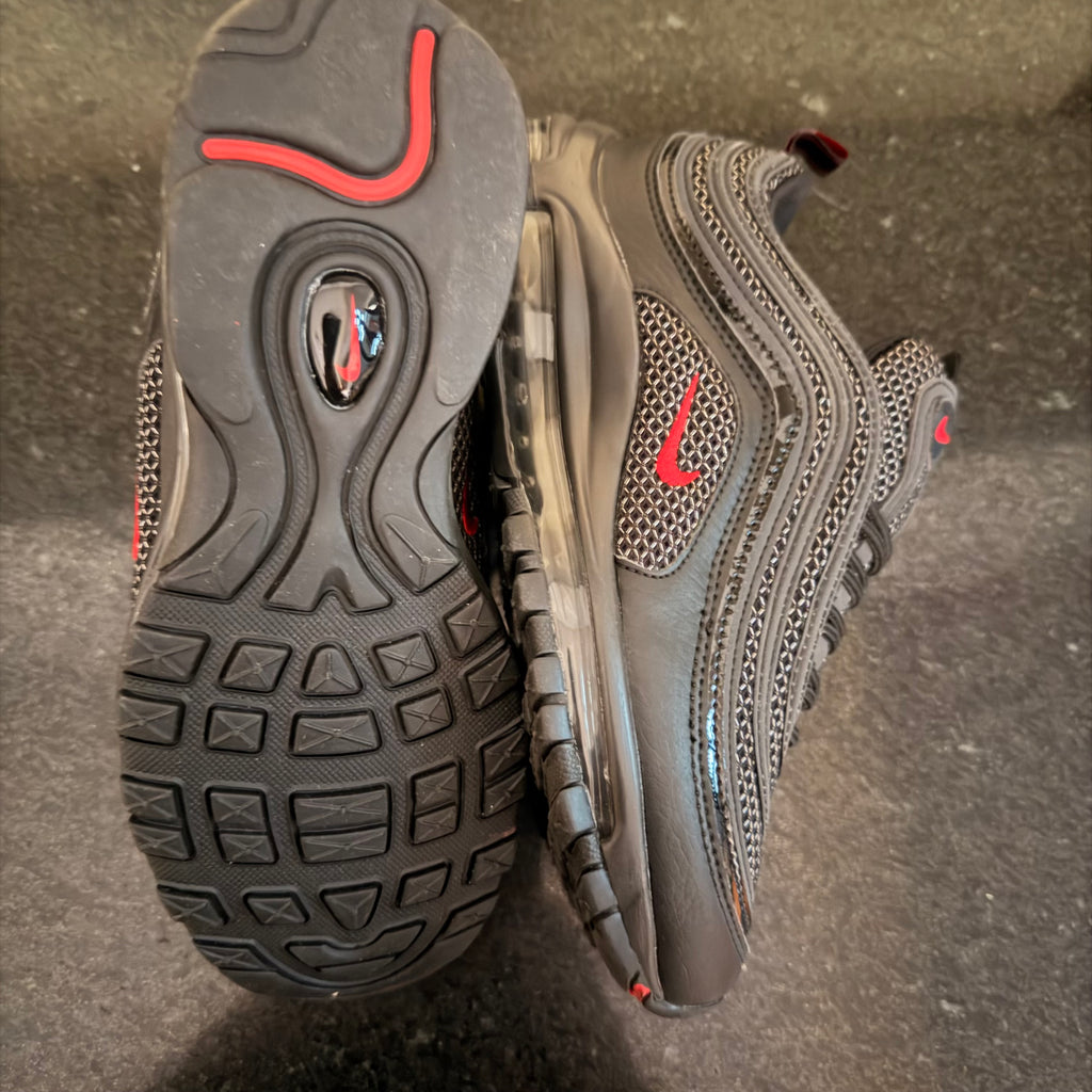 Air Max 97 Black swooch red