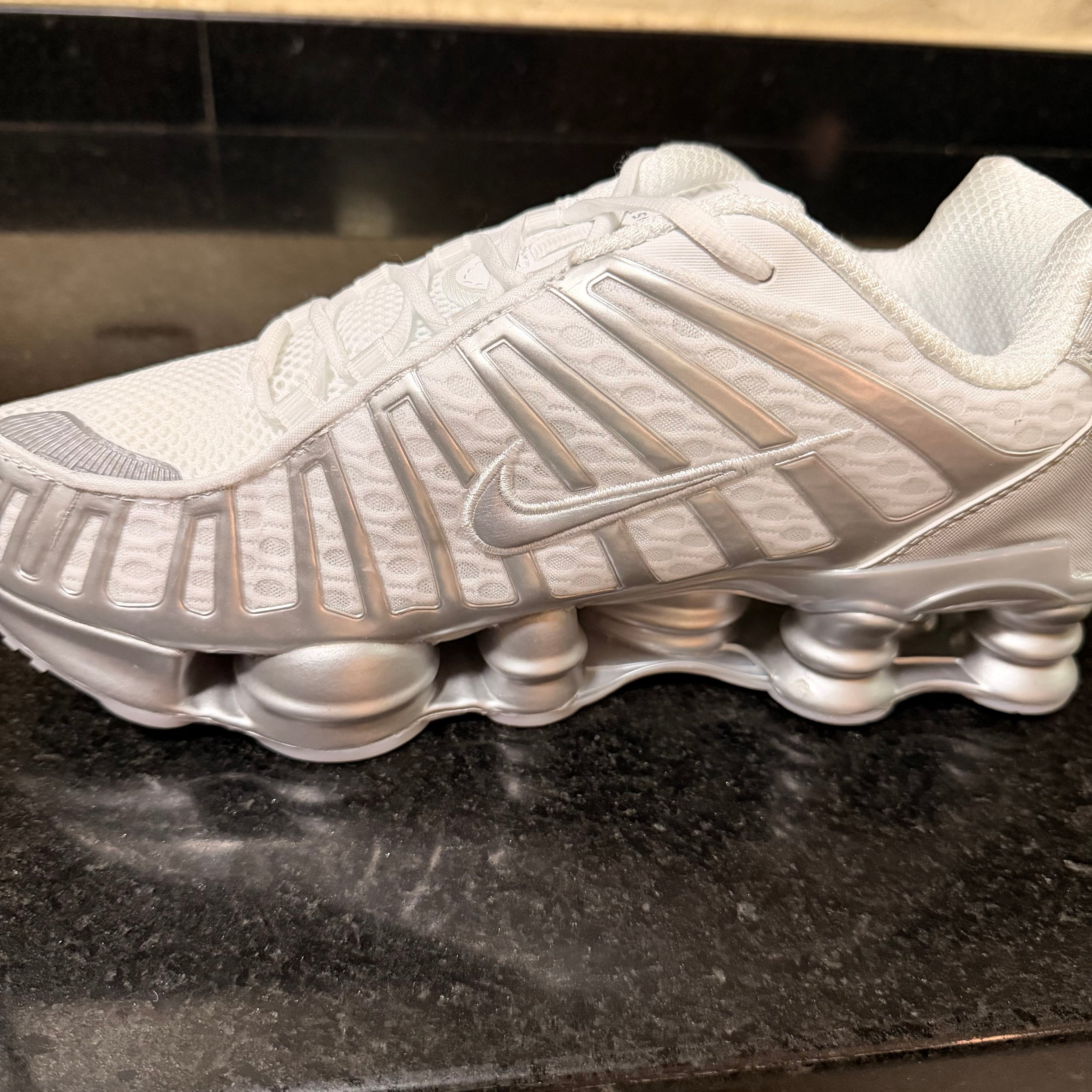 Shox Silver White