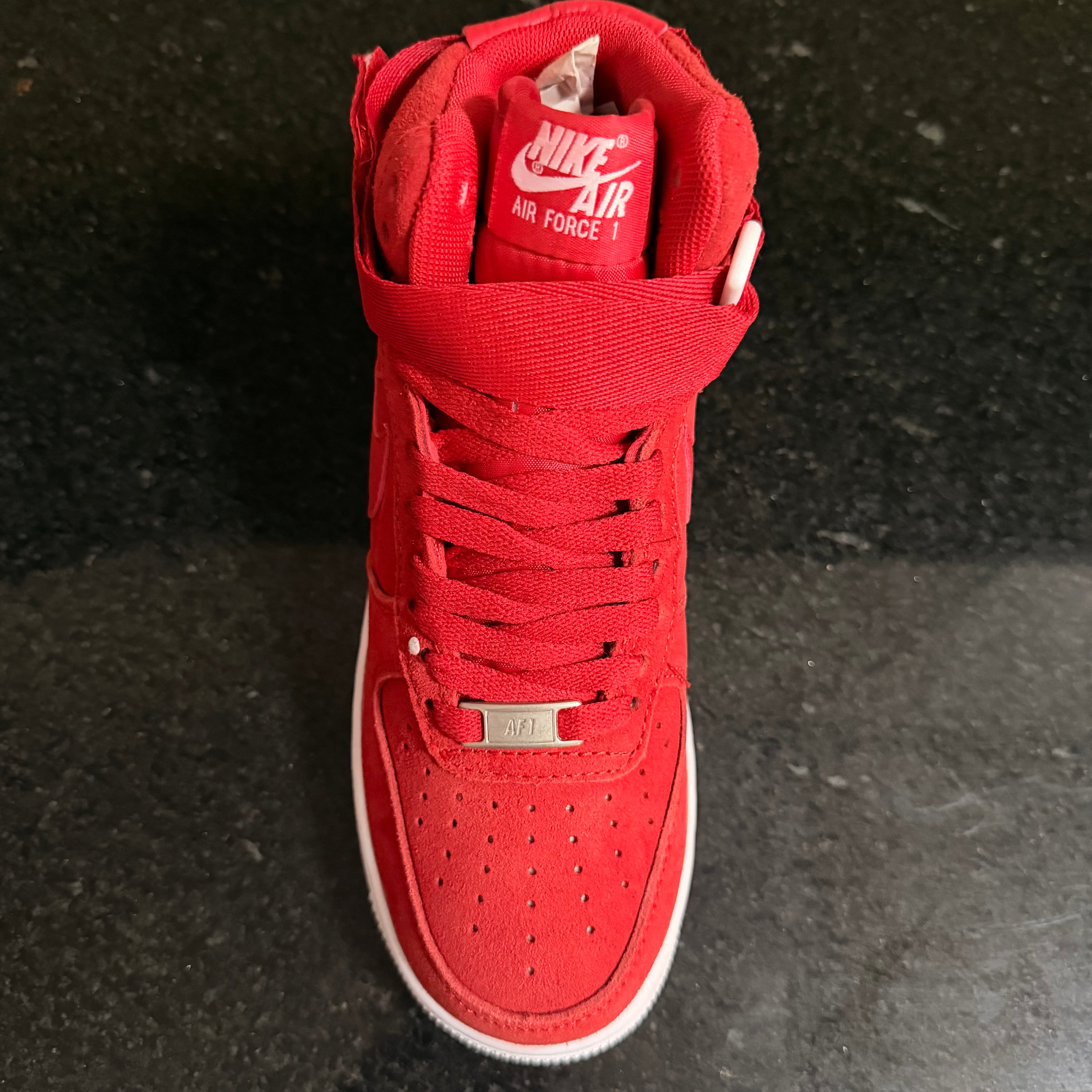 AF1 Mid Suede Red