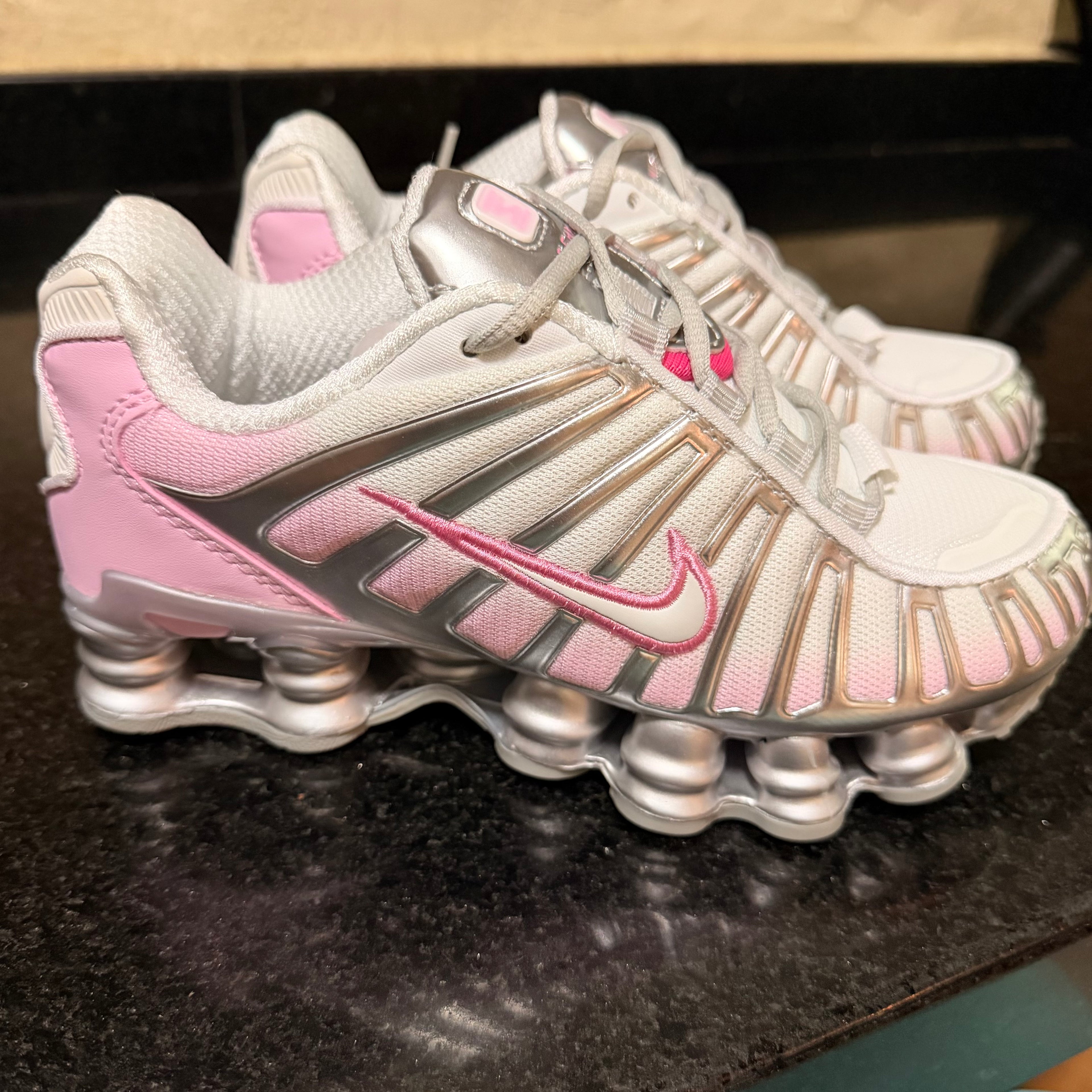 Shox Silver Pink