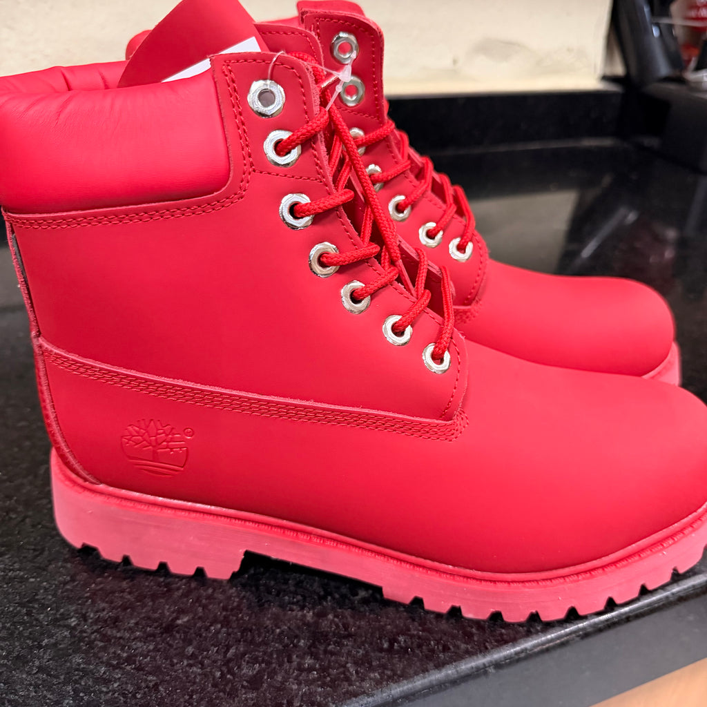Waterproof Boots Red
