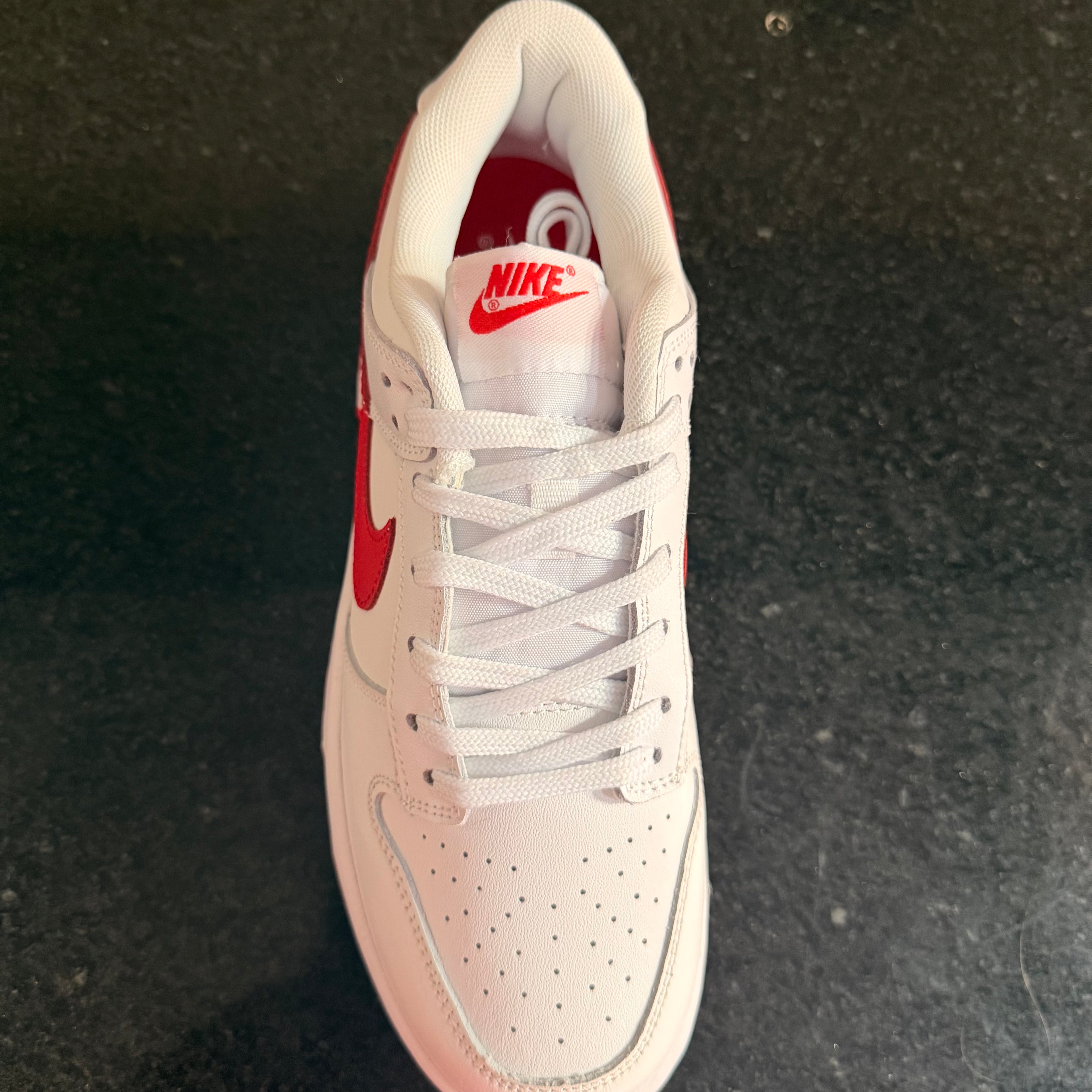 Dunk White & Red
