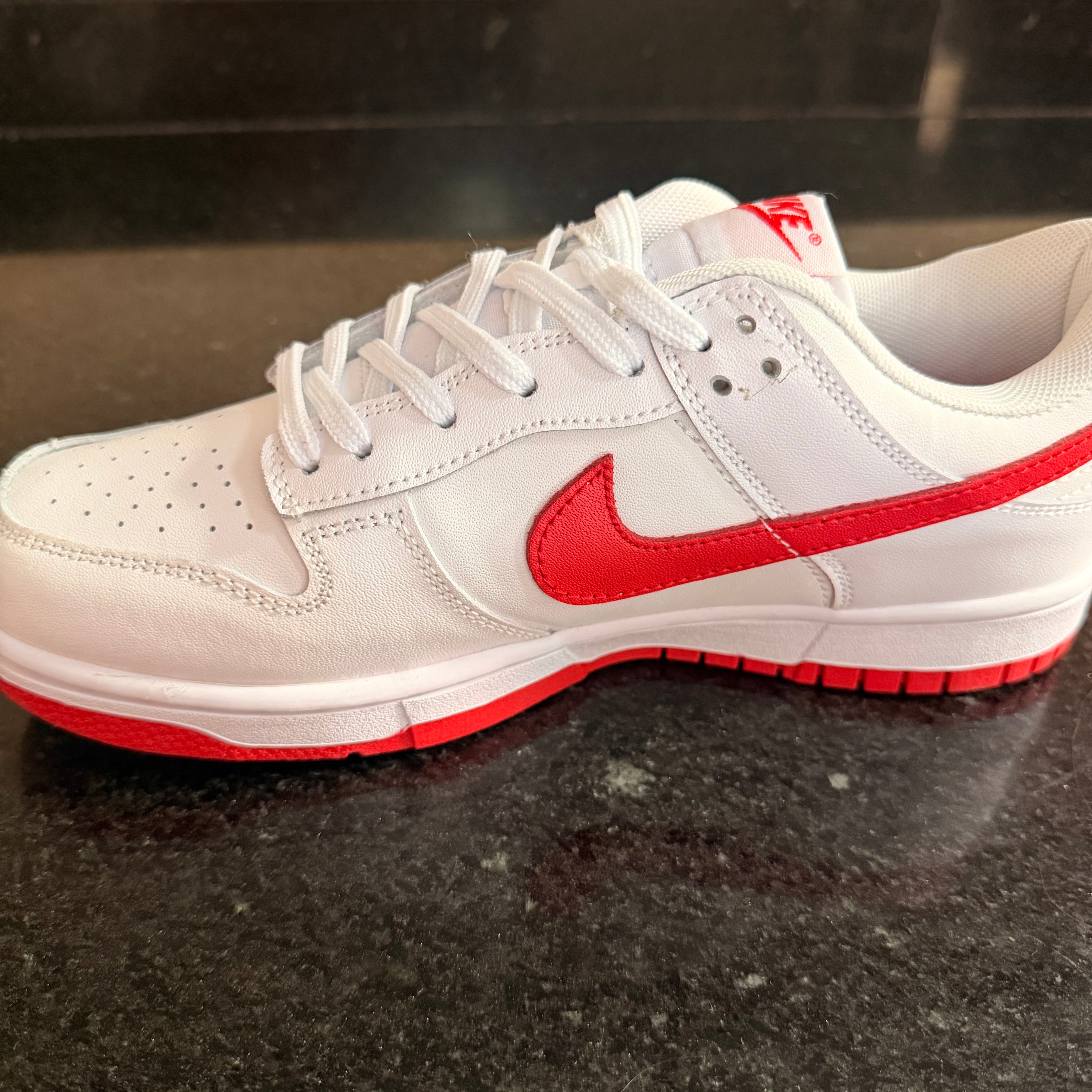 Dunk White & Red